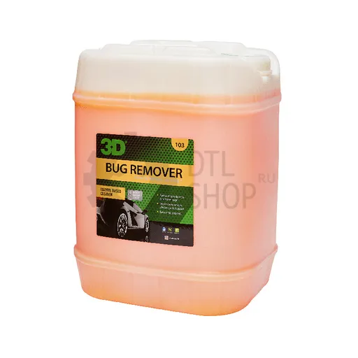 3D Bug Remover - Спрей на основе ферментов для удаления пятен от насекомых, 18.93 л - 1