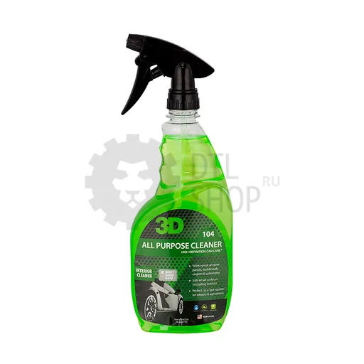 3D All Purpose Cleaner - Биоразлагаемый очиститель на основе ферментов для всех типов поверхностей салона и кузова, 710 мл - 1