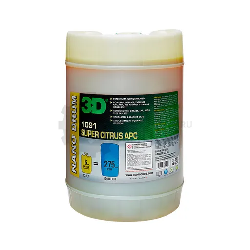 3D Super Citrus APC - Универсальный органический очиститель, 18.93 л - 1