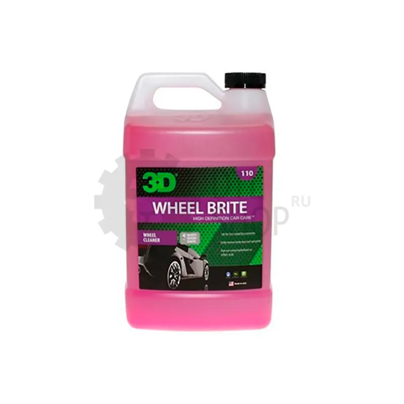 3D Wheel Brite - Чистящее средство для колес (концентрат), 3.78 л - 1