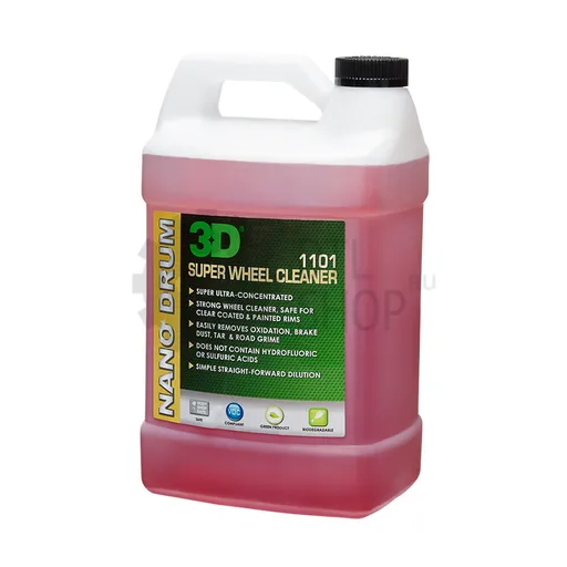 3D Super Wheel Cleaner - Чистящее средство для колес (супер концентрат), 3.78 л - 1