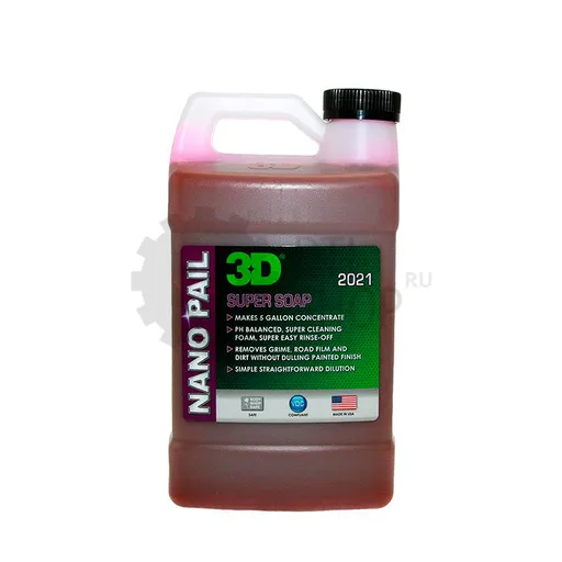 3D Super Soap - Суперконцентрированный шампунь, 1.89 л - 1