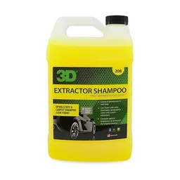 3D Extractor Shampoo - Низкопенный состав для очистки ковров, сидений и обивки, 3.78 л