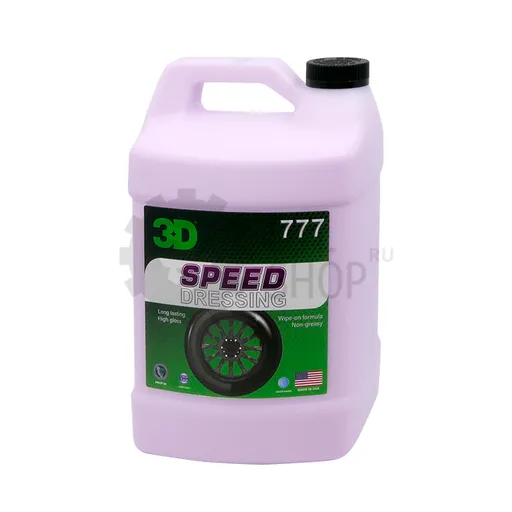 3D Speed Dressing - Чернение для шин на водной основе, 3.78 л - 1