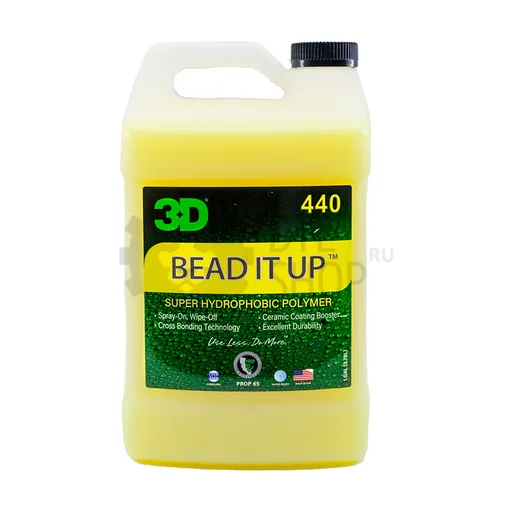 3D Bead It Up - Полимерное (гидрофобное) покрытие, 3.78 л - 1