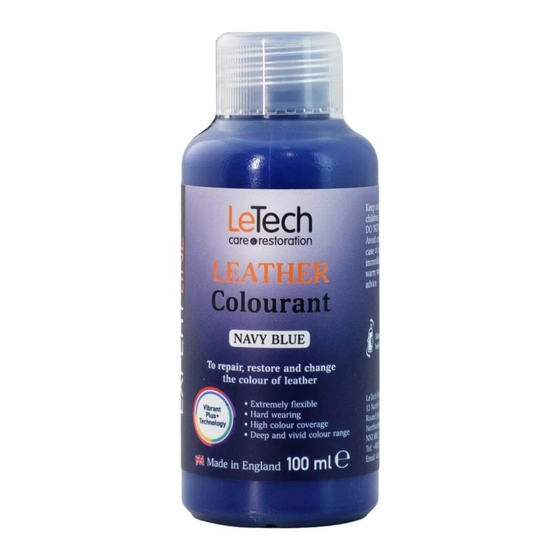 LeTech Leather Colourant Navy Blue - Краска для кожи, 100 мл - 1