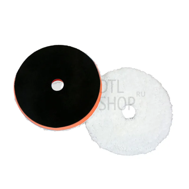 Lake Country Heavy duty orbital cutting fiber pad - Полировальный диск микрофибровый средне-режущий, 152/165 мм - 1