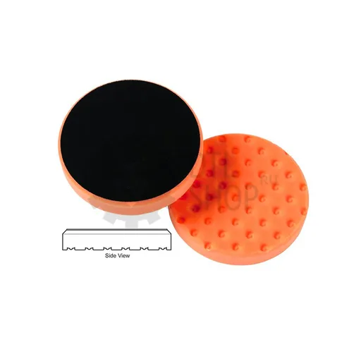 Lake Country CCS Light Cutting Pad - полировальный круг поролоновый, средне-режущий, оранжевый, 90 мм - 1