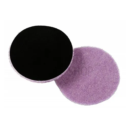 Lake Country Purple Wool Pad - Полировальный круг меховой коротко стриженный, 140 мм - 1