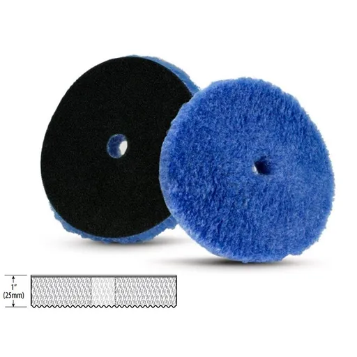 Lake Country Hybrid - Меховой полировальный круг, синий, 150 мм - 1