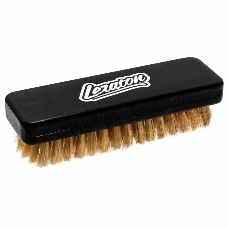 Leraton BR1N - Жесткая щетка для чистки кожи из натуральной щетины - 1