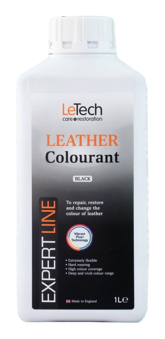 LeTech Leather Colourant Black - краска для кожи, черный, 200 мл - 2