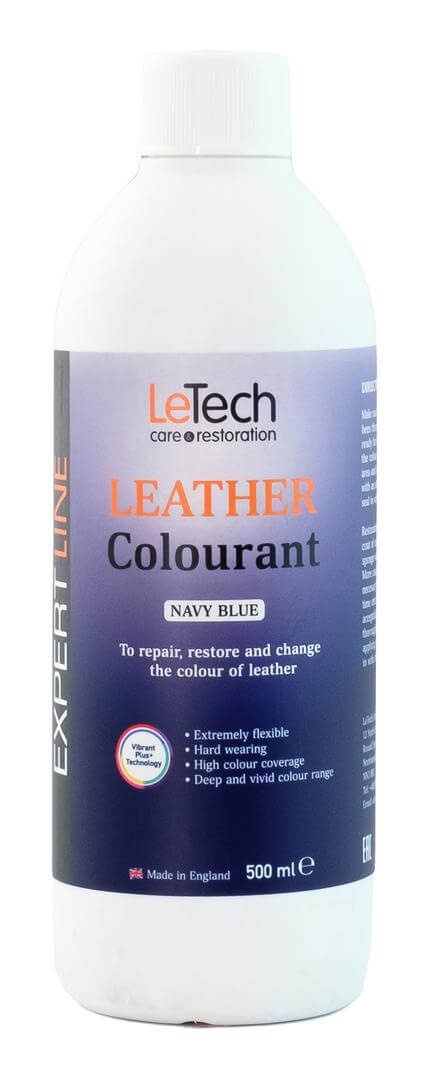 LeTech Leather Colourant Navy Blue - краска для кожи, темно-синий, 200 мл - 2