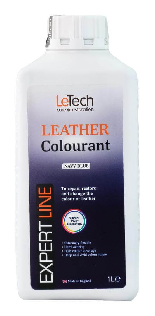 LeTech Leather Colourant Navy Blue - краска для кожи, темно-синий, 200 мл - 3