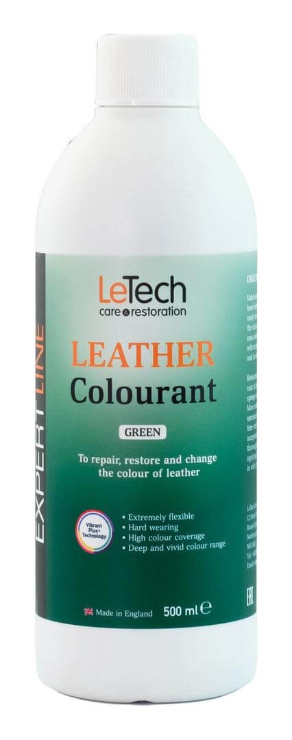 LeTech Leather Colourant Green - краска для кожи, зеленый, 200 мл - 2