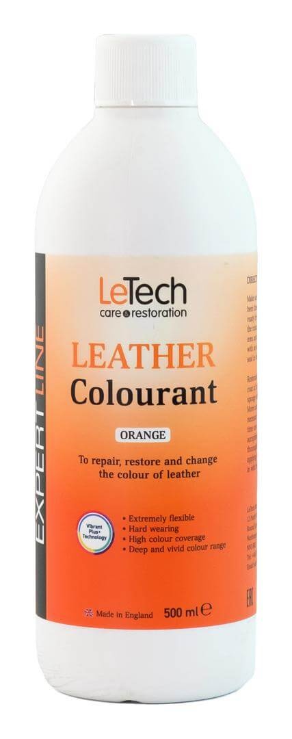 LeTech Leather Colourant Orange - краска для кожи, оранжевый, 200 мл - 2