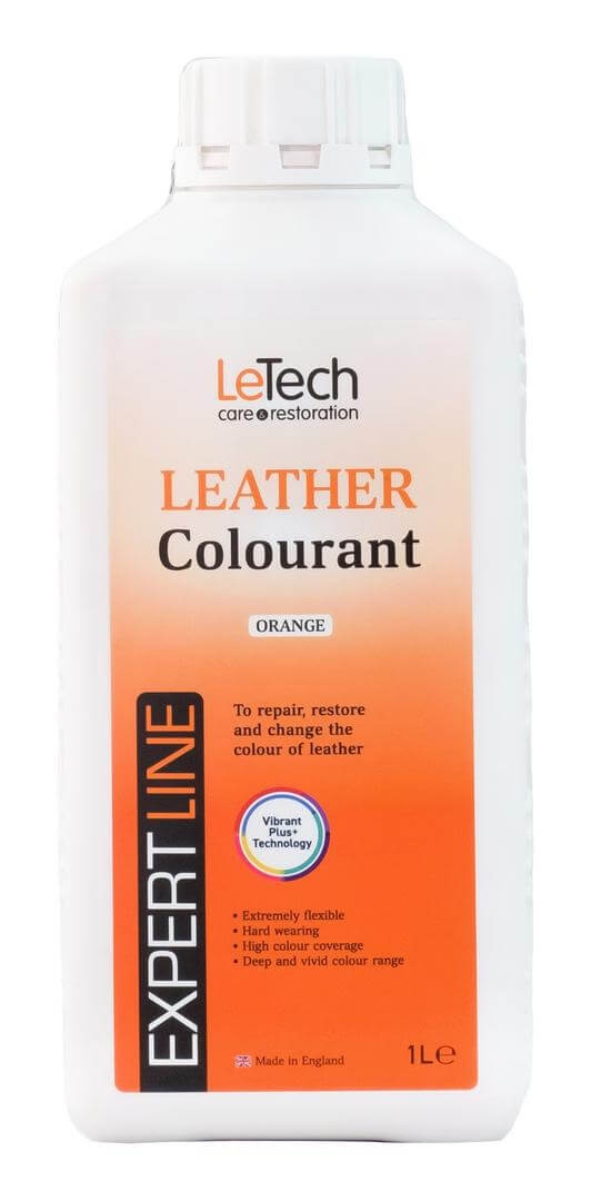 LeTech Leather Colourant Orange - краска для кожи, оранжевый, 200 мл - 3