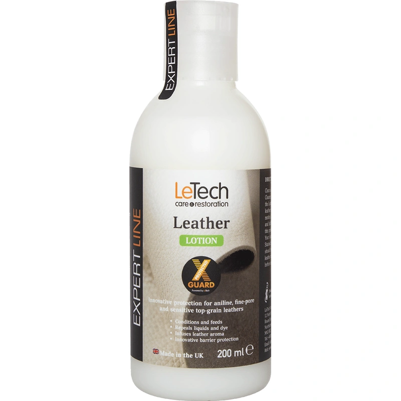 LeTech Leather Lotion X-GUARD PROTECTED - кондиционер для кожи с воском, 200 мл - 1