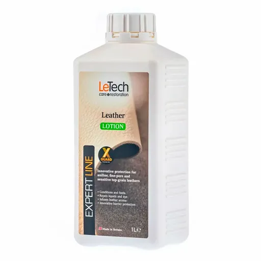 LeTech Leather Lotion X-GUARD PROTECTED - Защитный лосьон для кожи, 1 л - 1