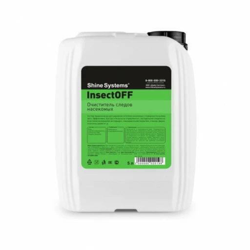 Shine Systems InsectOFF - очиститель следов насекомых, 5 л - 1