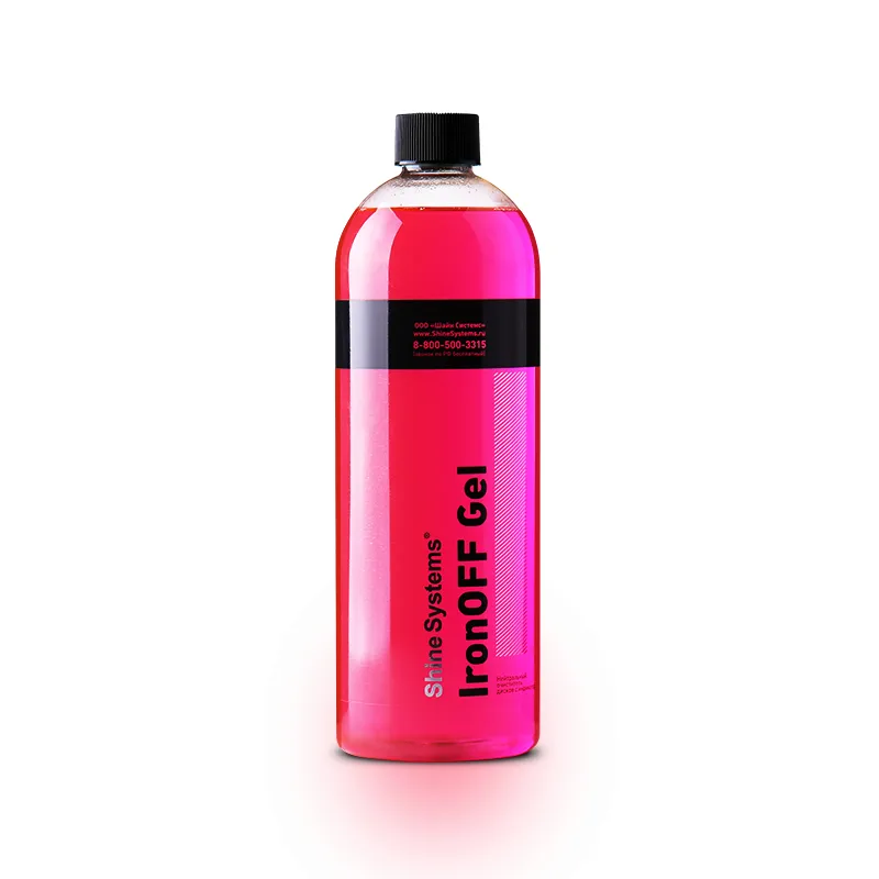 Shine Systems IronOFF Gel - нейтральный очиститель дисков с индикатором, 750 мл - 1