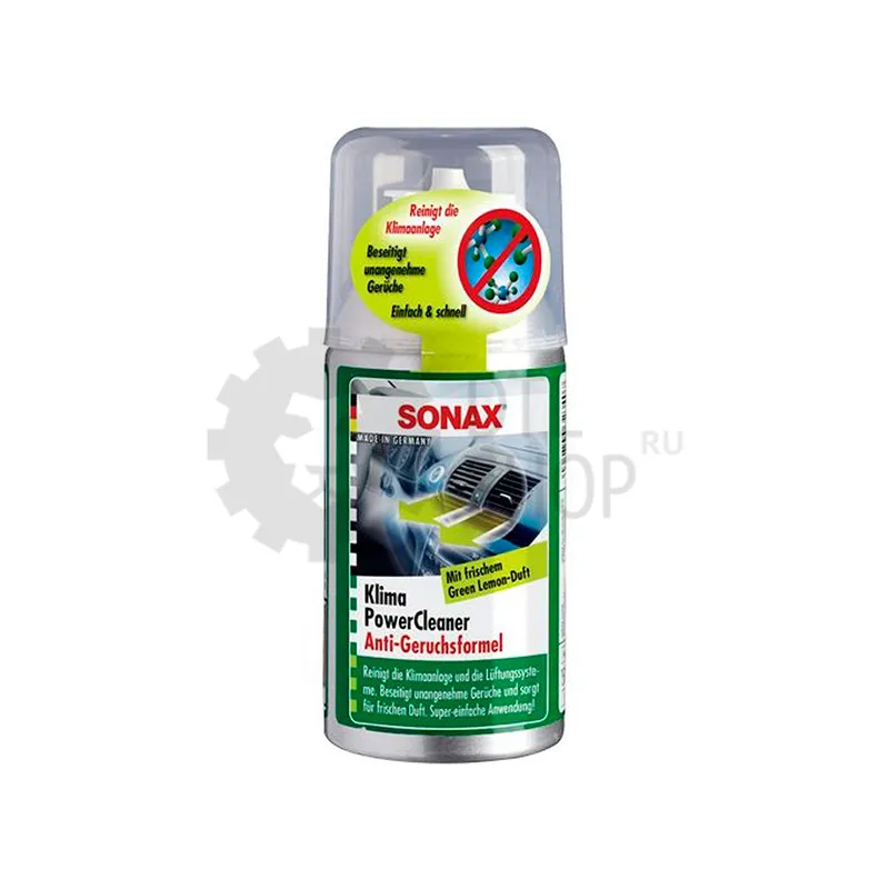 Sonax Car Air Conditioner Cleaner - Очиститель системы кондиционирования (зеленый лимон), 150 мл - 1