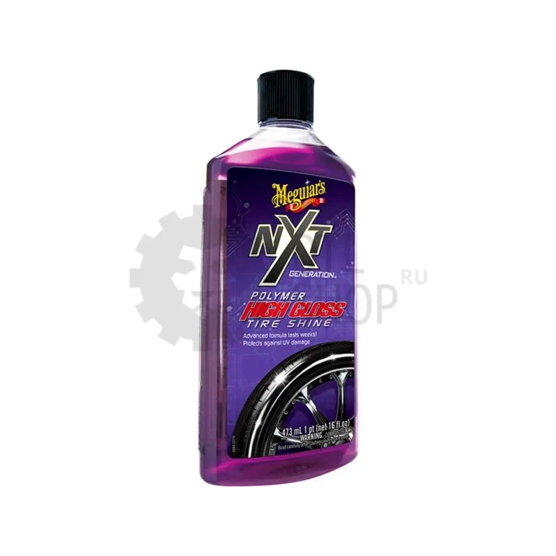 Meguiar's NXT High Gloss Tire Dressing - Профессиональный кондиционер для шин, 473 мл - 1