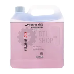 TACSYSTEM WATER SPOT ZERO - Очиститель кальциевых пятен от воды, 4 л