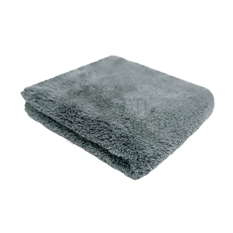 PureStar Plush Both Side Buffing Towel - Двусторонняя микрофибровая салфетка, серая, 40х40 см - 1
