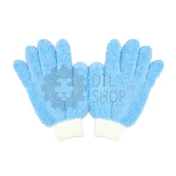 PureStar Dust Interior Glove - Перчатки микрофибровые для нанесения восков, голубые
