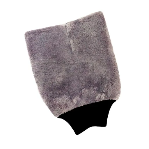 PureStar Plush Wash Mitt - Плюшевая рукавица для мойки авто, серая - 1