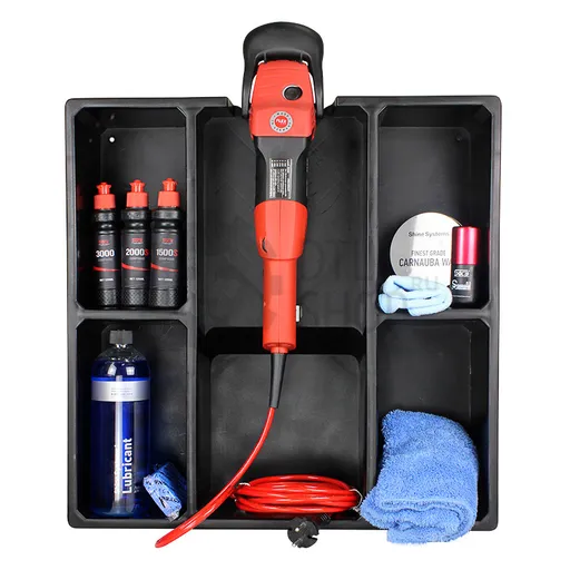 Shine Systems Shelf Holder Держатель полировальных машинок с полками настенный 51.5*51.5 см - 1