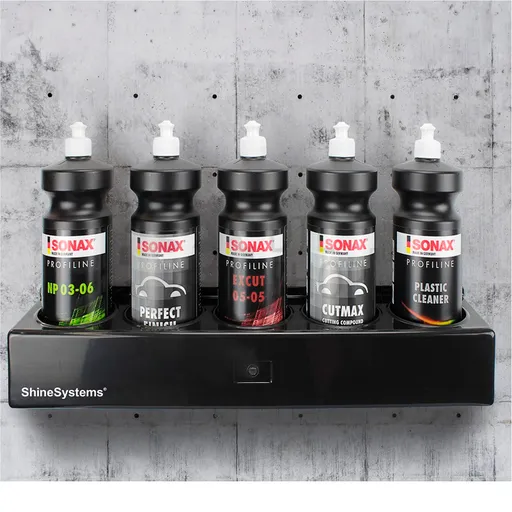 Shine Systems Bottle Shelf - пластиковая полка с отверстиями под бутылки, 53*10*10см - 1