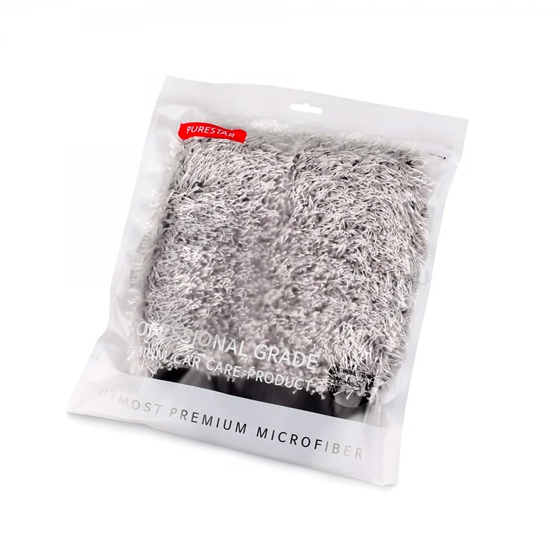 PureStar Double Twist Wash Mitt - Рукавица для мойки авто, серая - 3