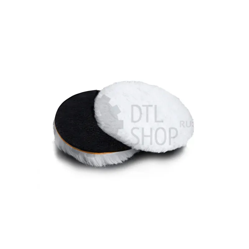 Scholl Concepts Premium SOFTOUCH Top Wool - Полировальный круг из натуральной овчины, 80 мм - 1