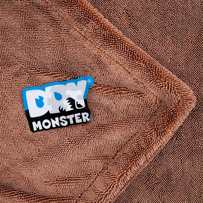 Dry Monster Dry Monster Double Twisted XL - полотенце из микрофибры, коричневое, 1400 гр/м, 50х80 см - 3