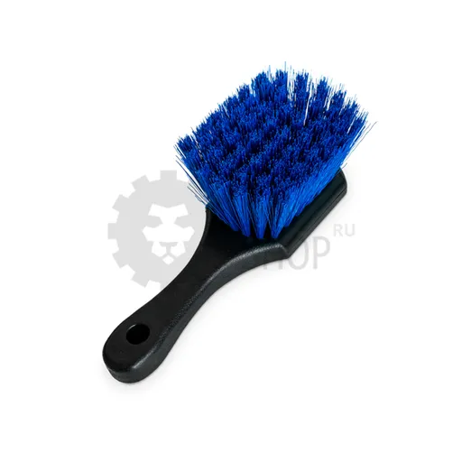 AuTech Универсальная щетка средней мягкости с короткой ручкой, синий ворс - 1