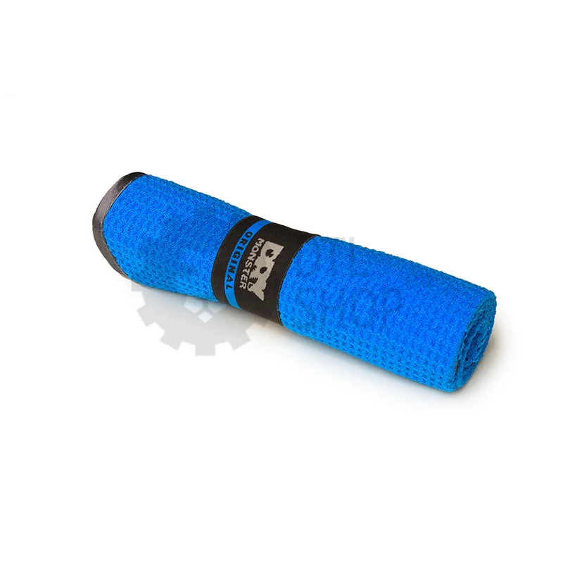 Dry Monster Waffle - Вафельное полотенце, голубое, 40х60 см - 2