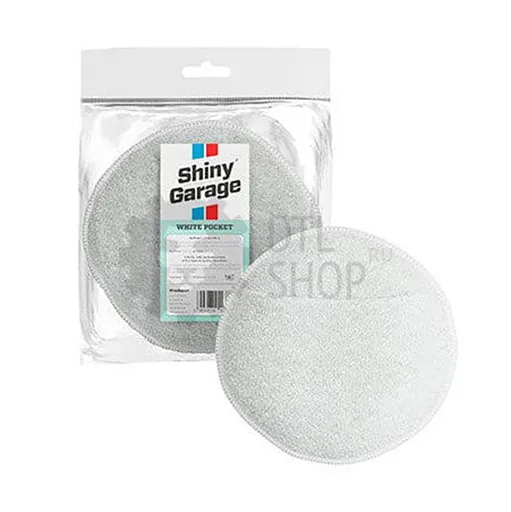 Shiny Garage White Pocket - Аппликатор из микрофибры, белый - 1