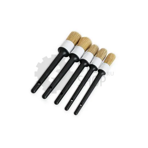 AuTech Кисточки из натурального волоса кабана, комплект 5 шт - 1