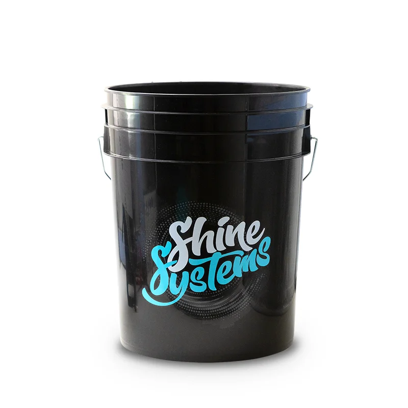 Shine Systems Bucket Set - ведро для мойки автомобиля c крышкой и сепаратором, 20 л - 2
