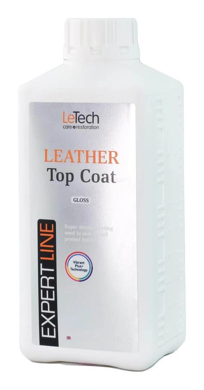 LeTech Leather Top Coat Gloss - глянцевый лак для кожи, 1 л - 1