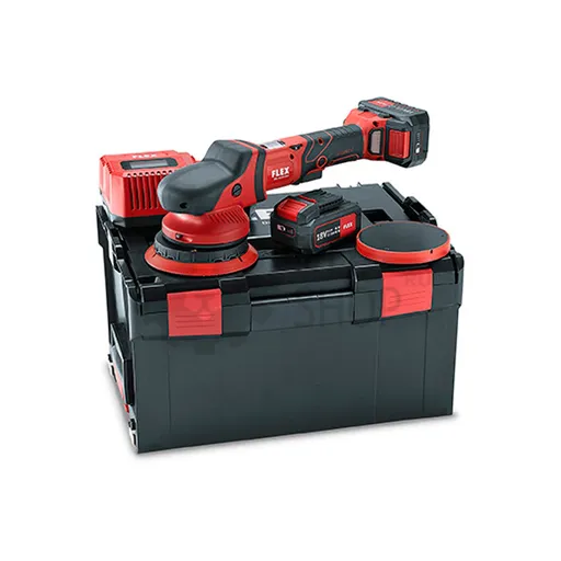 FLEX XFE 15 150 18.0-EC/5.0 Set - Аккумуляторная эксцентриковая полировальная машина 18.0 В - 1