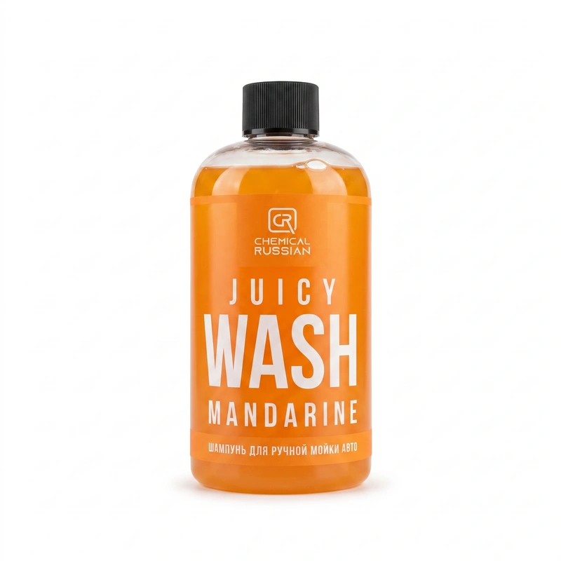 Chemical Russian Juicy Wash Mandarine - шампунь для ручной мойки авто, 500 мл - 1