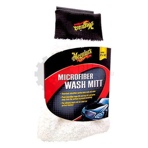 Meguiar's Microfiber Wash Mitt - Микрофибровая варежка для мойки кузова автомобиля - 1