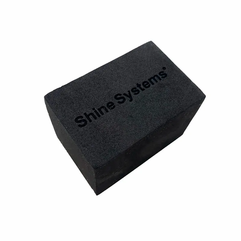 Shine Systems Glass Applicator - аппликатор для чистки стекла и хрома 6*5*4 см - 1