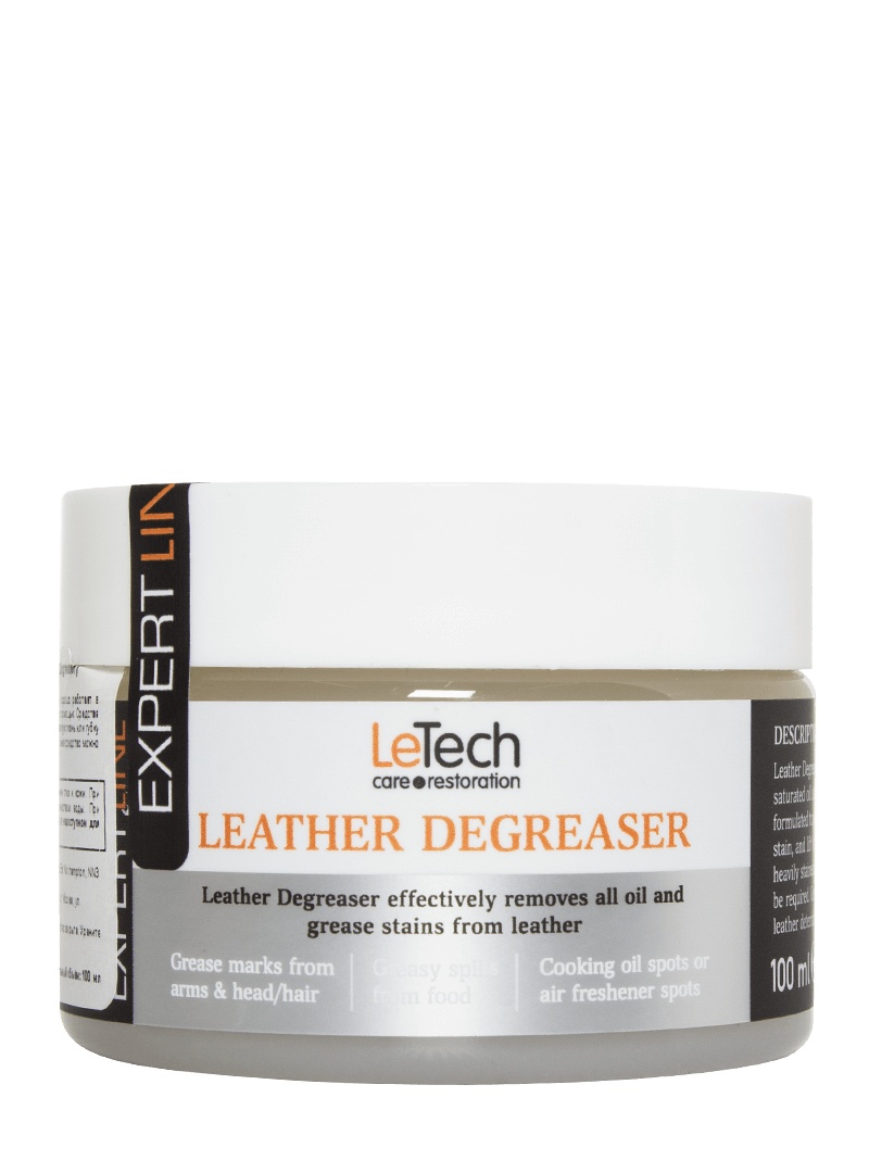 LeTech Leather Degreaser - средство для удаления жирных пятен с кожи, 380 мл - 4
