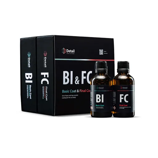 Detail Basic Coat & Final Coat - Двухкомпонентное керамическое покрытие, 50+50 мл - 1