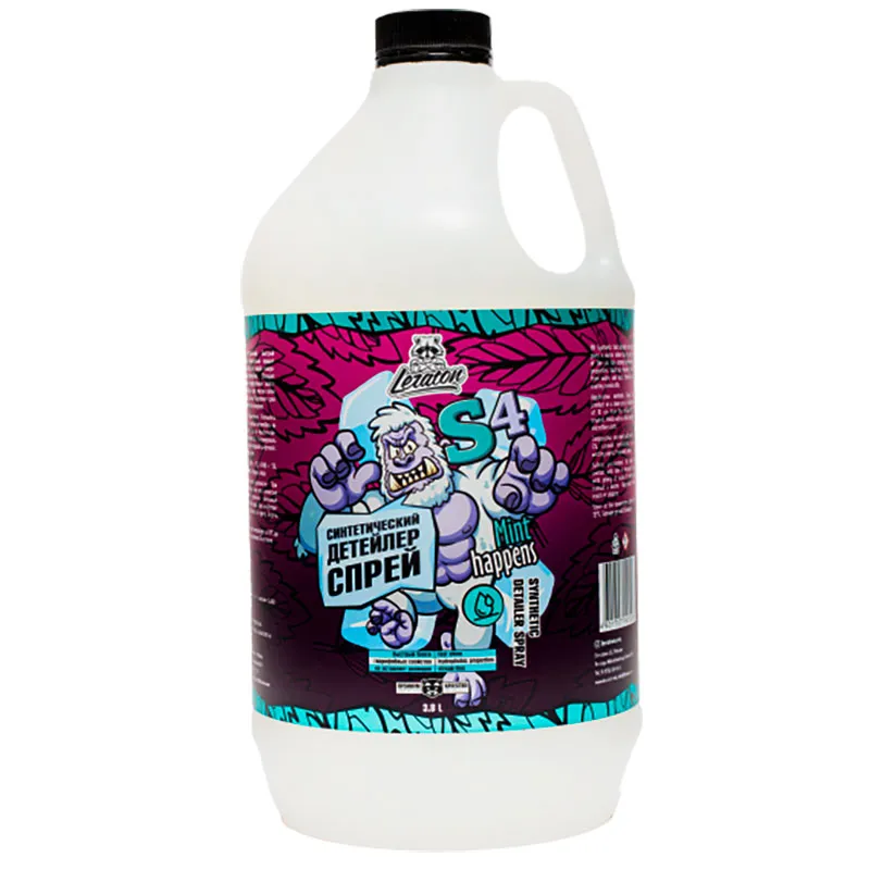 Leraton S4 Mint Bublegum - Квик детейлер, 3.8 л - 1