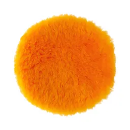 HANKO Меховой полировальный диск из натуральной овчины, оранжевый, 150 мм